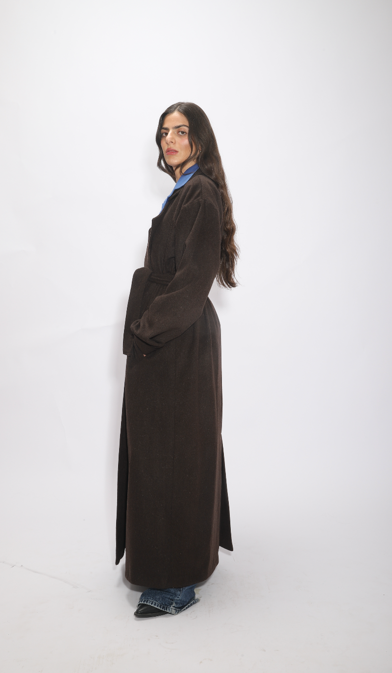 THE CHOCOLATE WOOL COAT